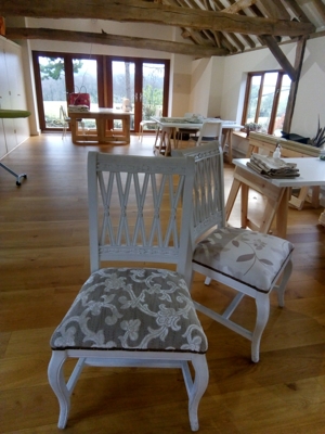 Upholstery workshops with Rose Woodford at Studio-W in Mid Wales